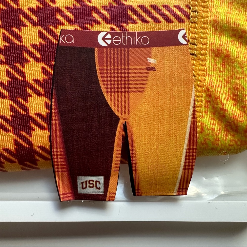 Ethika Men's Staple USC Trojans Boxer Brief Underwear